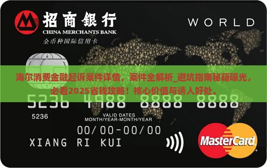 海尔消费金融起诉案件详情揭秘
