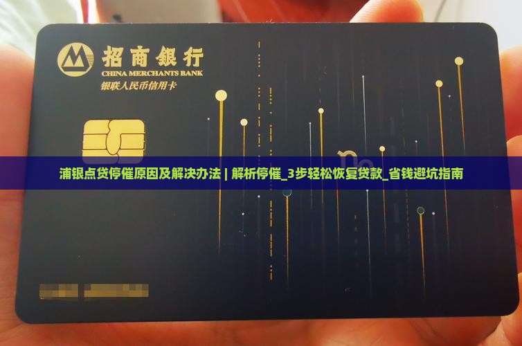 浦银点贷停催原因及解决办法
