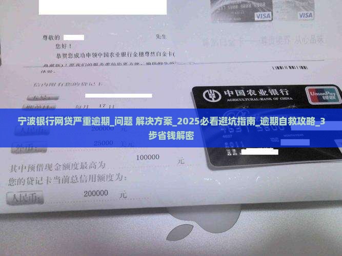 宁波银行网贷严重逾期