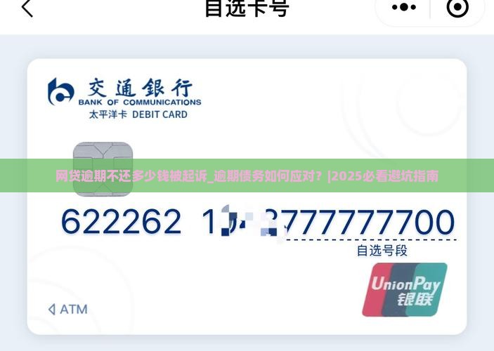 网贷逾期不还多少钱被起诉
