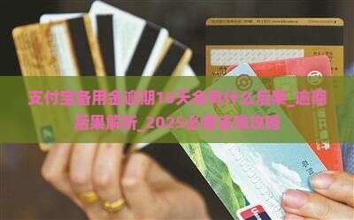 支付宝备用金逾期10天会有什么后果