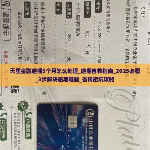 天星金融逾期5个月怎么处理