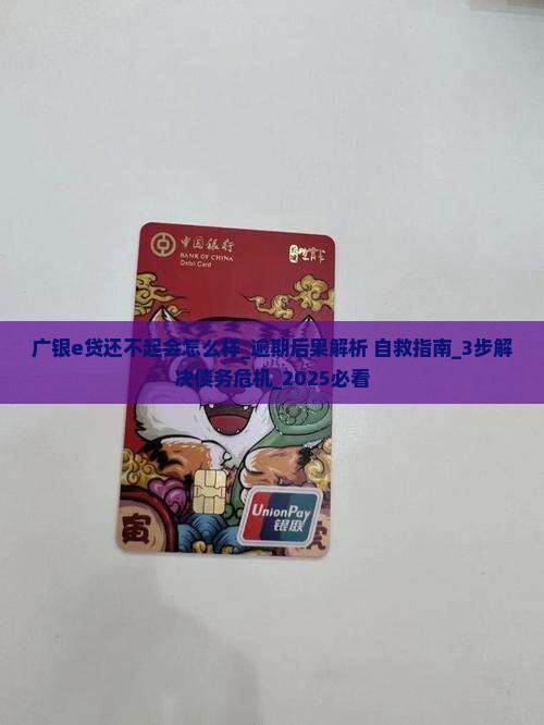广银e贷还不起会怎么样