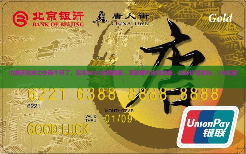 协商还款办理成功快两个月了