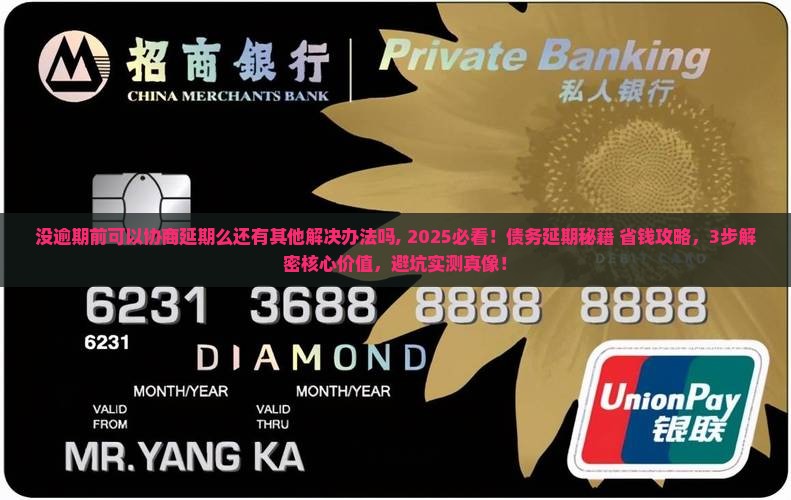 没逾期前可以协商延期么还有其他解决办法吗