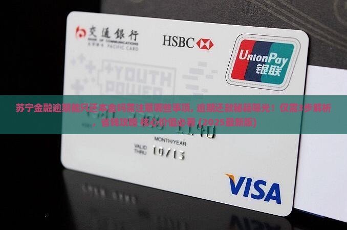 苏宁金融逾期能只还本金吗需注意哪些事项