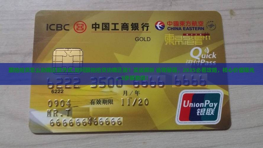 跟拍拍贷怎么协商还款方式