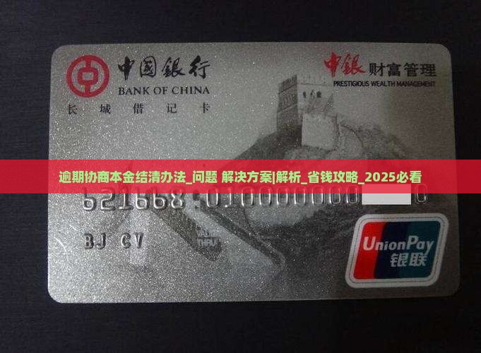逾期协商本金结清办法