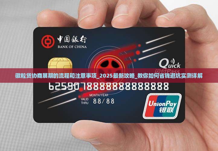 徽粒贷协商展期的流程和注意事项