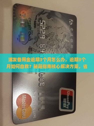 浦发备用金逾期3个月怎么办
