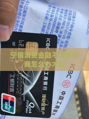 宁银消费金融不同意协商怎么办才好