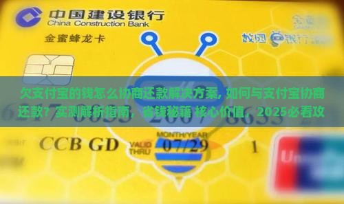 欠支付宝的钱怎么协商还款解决方案