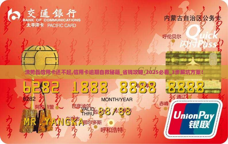 清苑县信用卡还不起