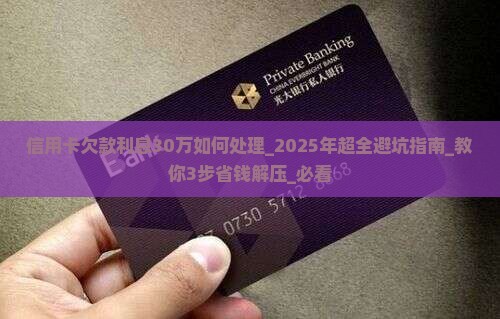 信用卡欠款利息30万如何处理