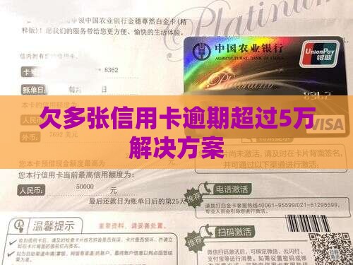 欠多张信用卡逾期超过5万解决方案