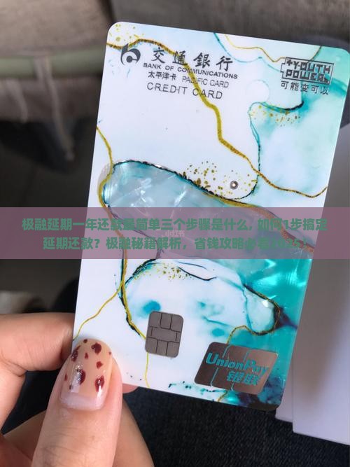 极融延期一年还款最简单三个步骤是什么