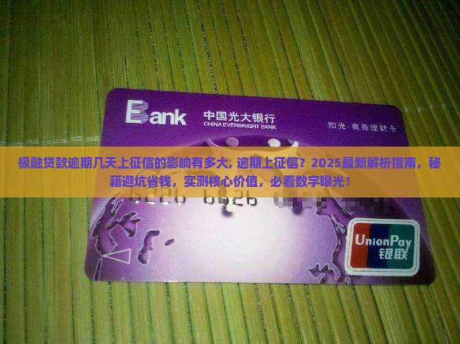 极融贷款逾期几天上征信的影响有多大