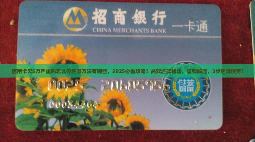 信用卡欠5万严重吗怎么办还款方法有哪些