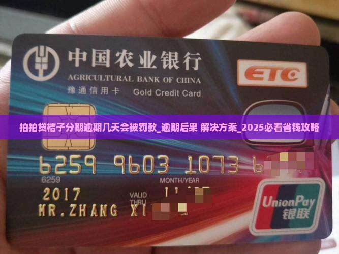 拍拍贷桔子分期逾期几天会被罚款