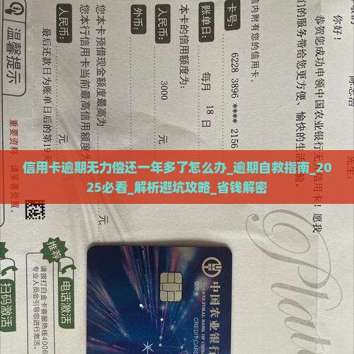 信用卡逾期无力偿还一年多了该怎么办