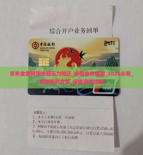 京东金条网贷逾期无力偿还