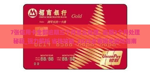 7张信用卡全部逾期三个月怎么处理