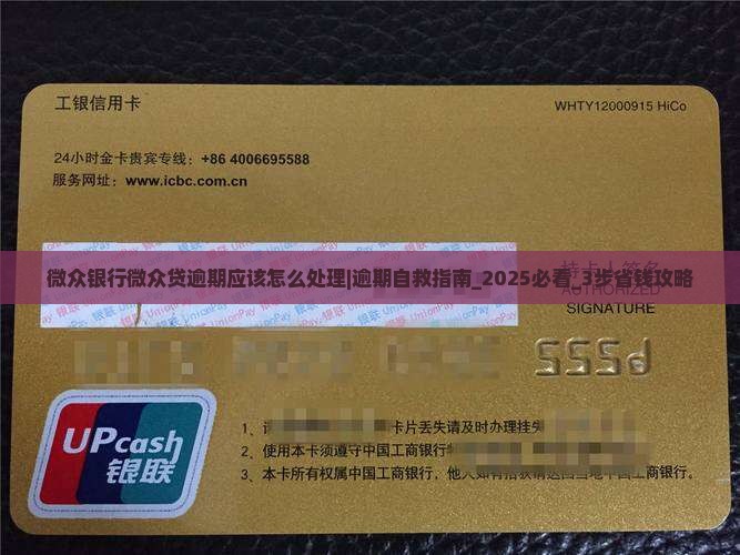 微众银行微众贷逾期应该怎么处理