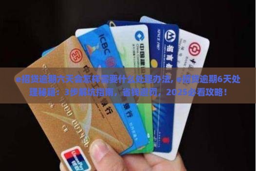 e招贷逾期六天会怎样需要什么处理办法