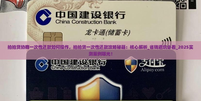 拍拍贷协商一次性还款如何操作