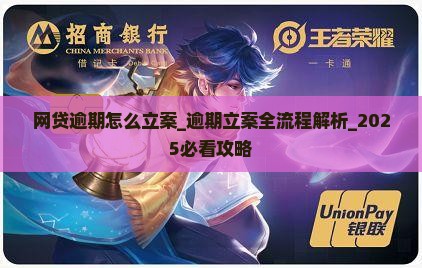 网贷逾期怎么立案