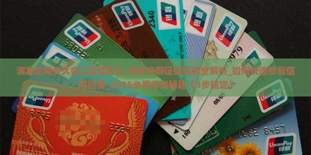 浦发逾期多久会上征信怎么办理