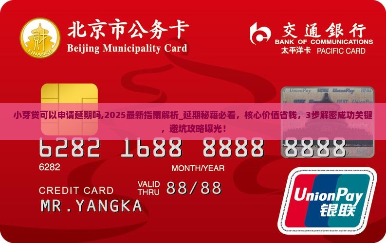 小芽贷可以申请延期吗需要注意哪些问题
