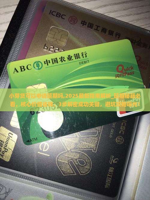 小芽贷可以申请延期吗需要注意哪些问题