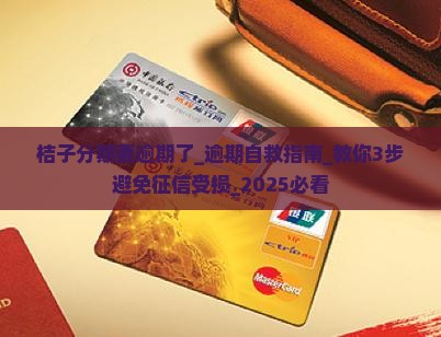 桔子分期要逾期了