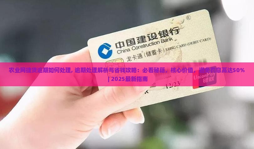 农业网捷贷逾期如何处理