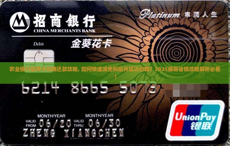 农业银行信用卡协商还款攻略