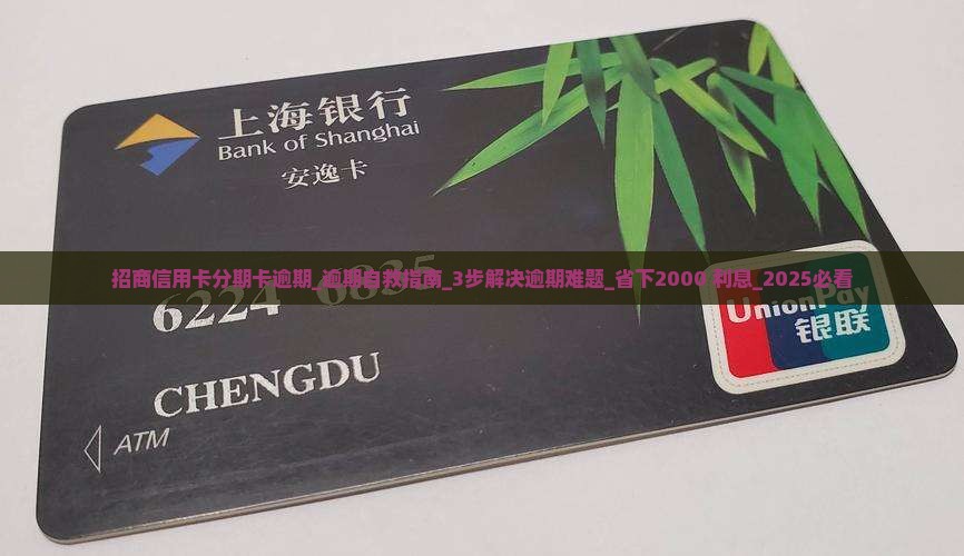 招商信用卡分期卡逾期