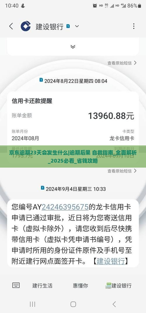 京东白条逾期23天会发生什么