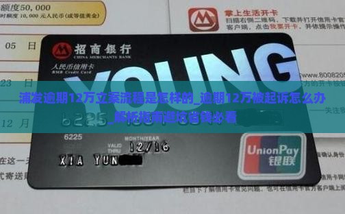 浦发逾期12万立案流程是怎样的