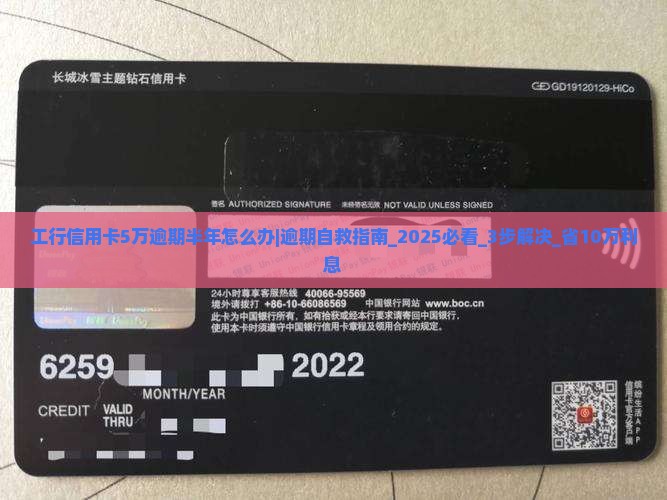 工行信用卡5万逾期半年怎么办怎么办